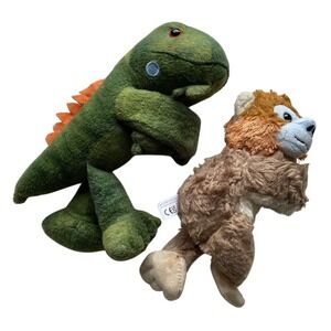 Wild Republic Iguana Lizard And Monkey Hugger Snap Bracelet Stuffed Animal Toy